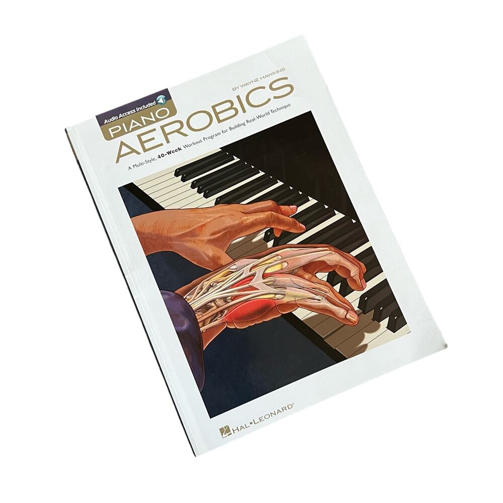 Piano Aerobics by Wayne Hawkins Lesson Book Hal Leonard Includes Audio Access